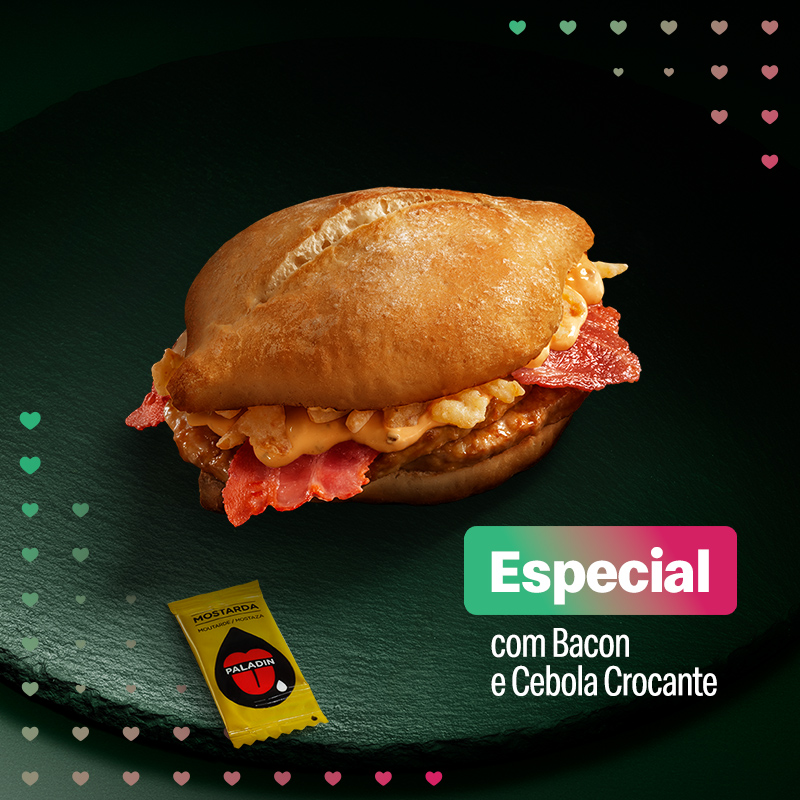 McBifana especial com bacon e cebola crocante